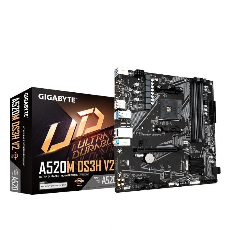GIGABYTE A520M DS3H V2 motherboard Socket AM4 micro ATX