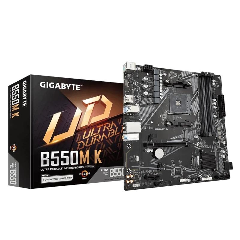 GIGABYTE B550M K motherboard AMD B550 Socket AM4 micro ATX