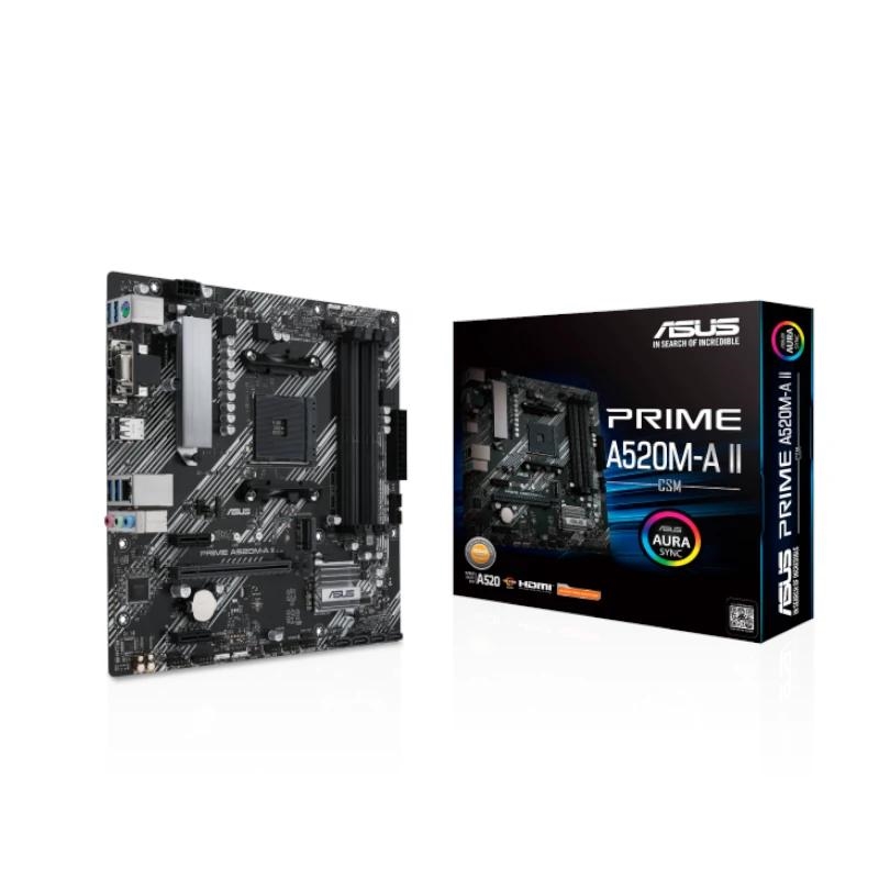 ASUS PRIME A520M-A II/CSM AMD A520 Socket AM4 micro ATX