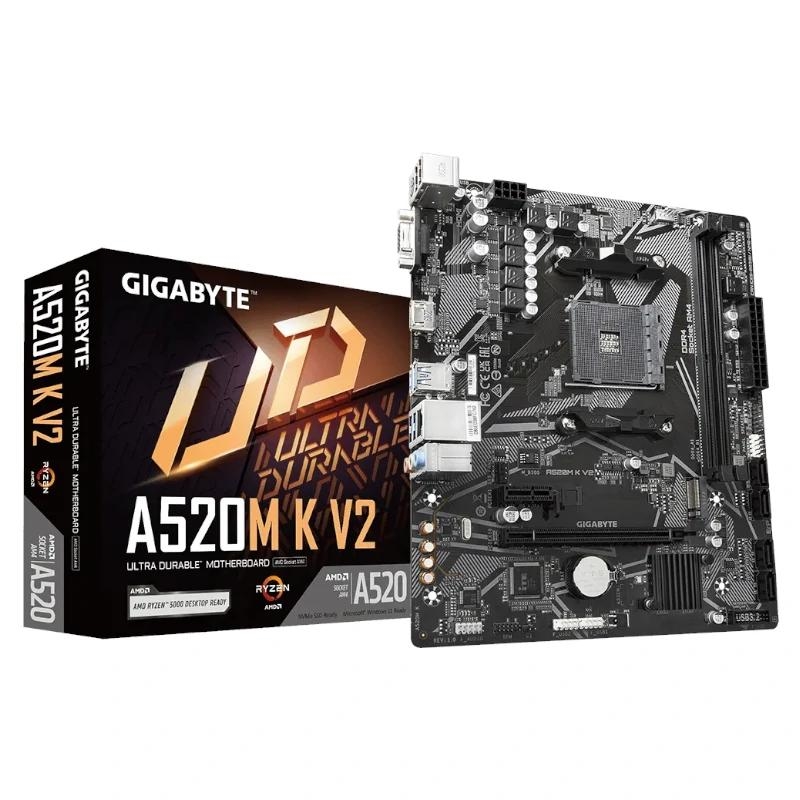 GIGABYTE A520M K V2 motherboard AMD A520 Socket AM4 micro ATX