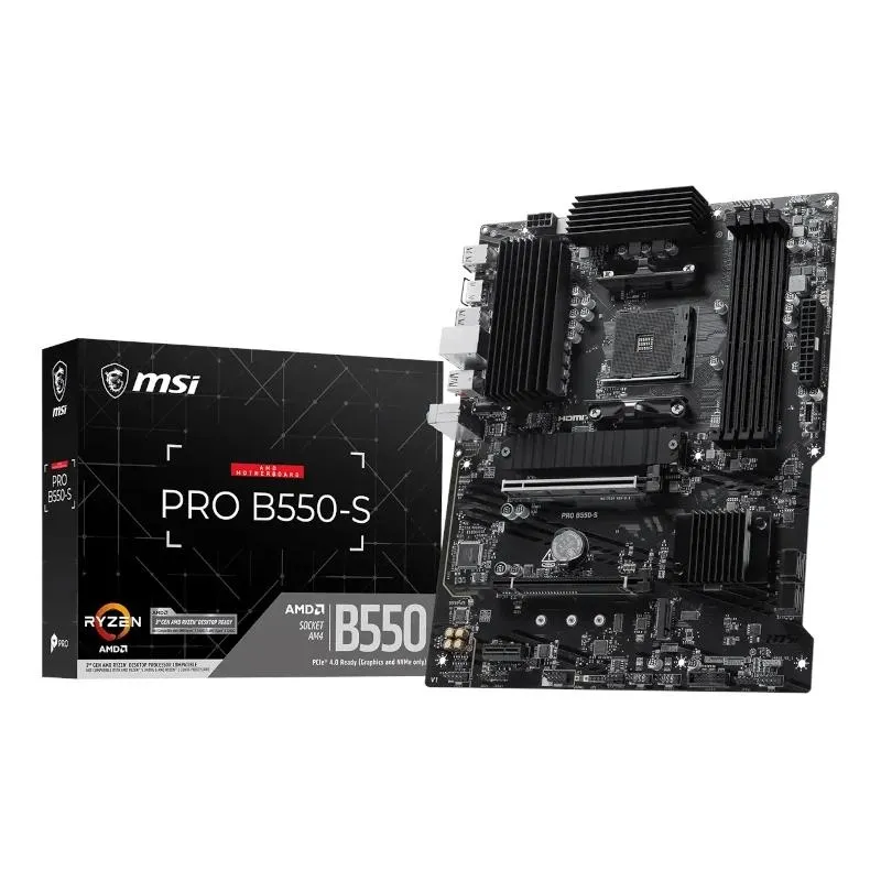 MSI Placa Base PRO B550-S  DDR4 AM4