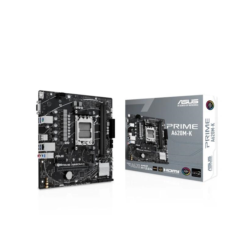 ASUS PRIME A620M-K AMD A620 Ranhura AM5 micro ATX
