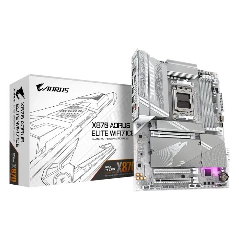 GIGABYTE X870 AORUS ELITE WIFI7 ICE AMD X870 Ranhura AM5 ATX