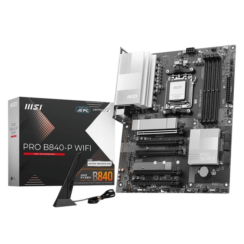 MSI PRO B840-P WIFI motherboard AMD B840 Ranhura AM5 ATX