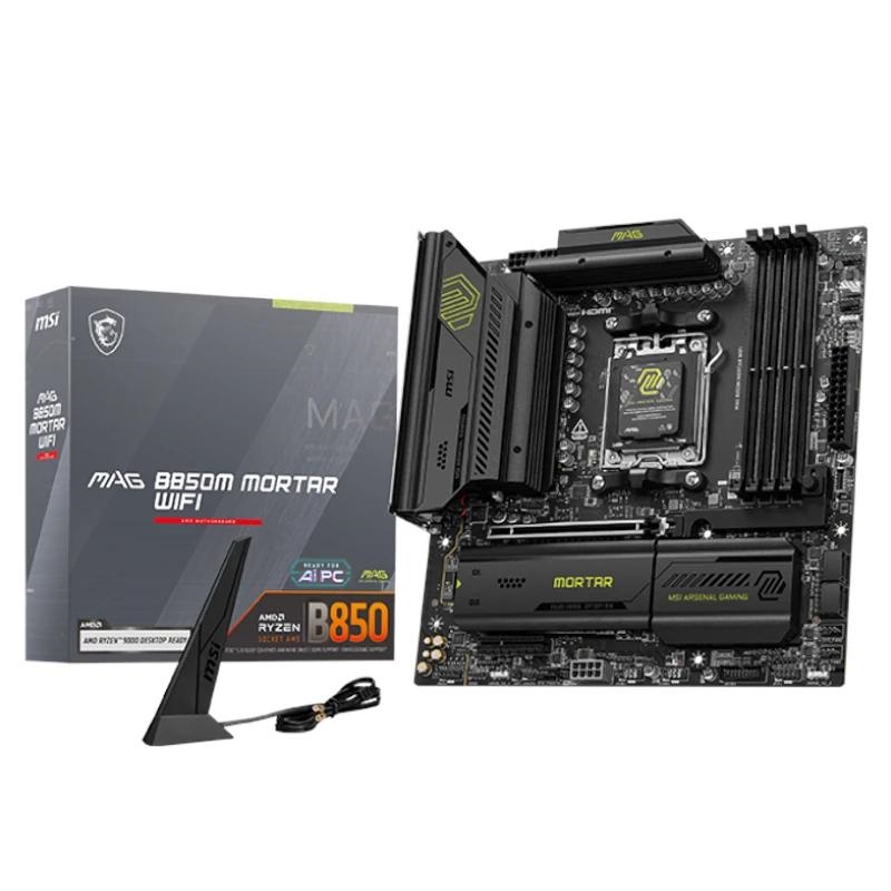 MSI MAG B850M MORTAR WIFI motherboard AMD B850 Ranhura AM5 micro ATX