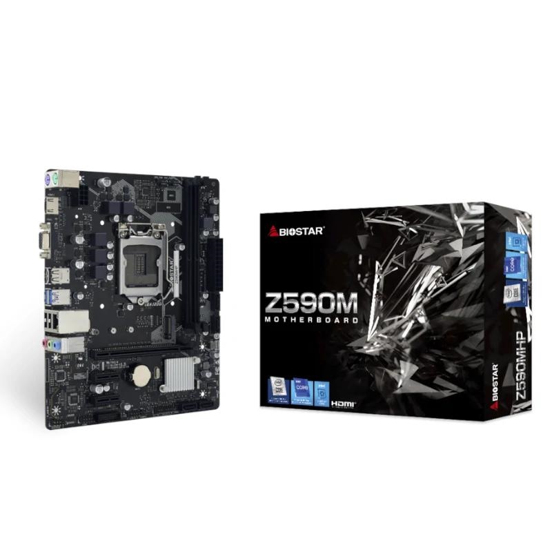 Biostar | Motherboard | Motherboard Z590MHP mATX LGA1200 | 2 Portas