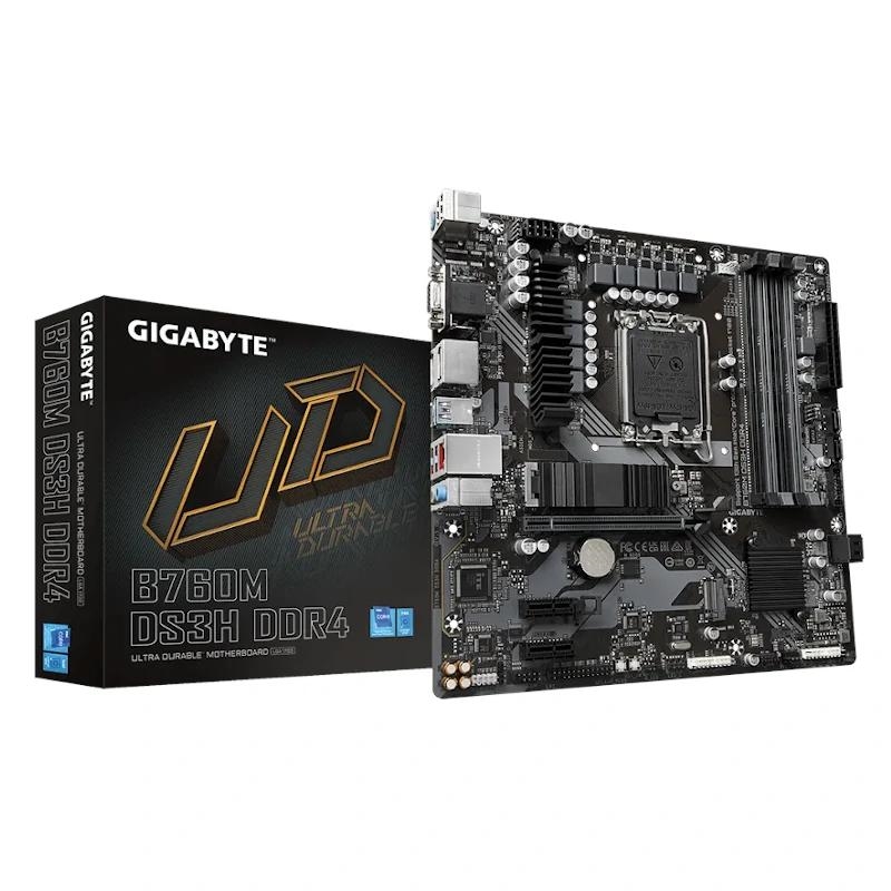 GIGABYTE B760M DS3H DDR4 motherboard Intel B760 Express LGA 1700 micro ATX