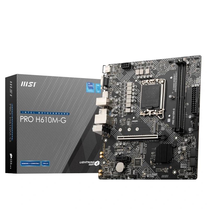 MSI PRO H610M-G motherboard Intel H610 LGA 1700 micro ATX