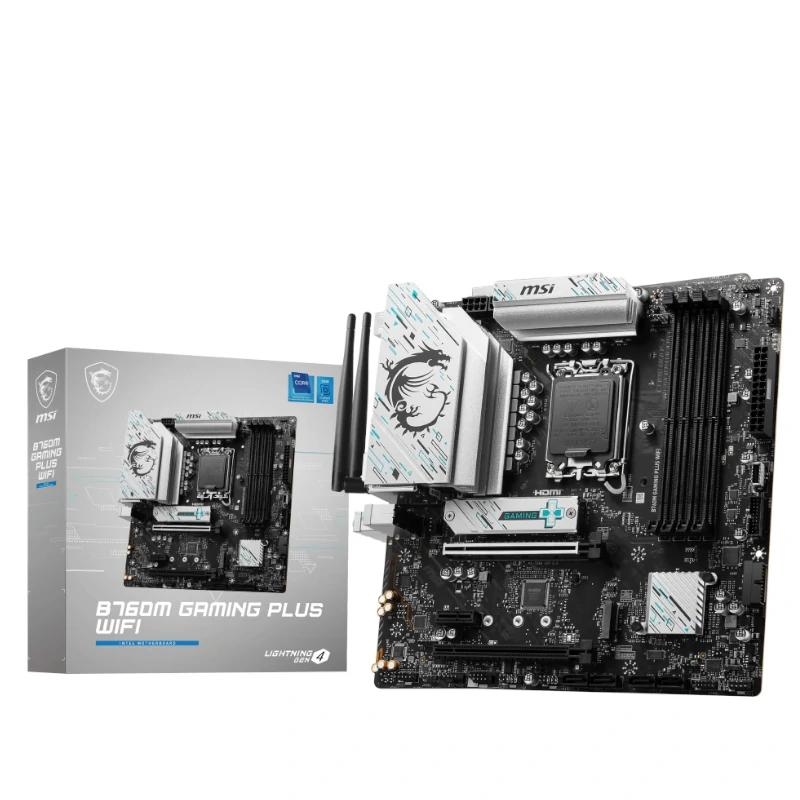 MSI B760M GAMING PLUS WIFI motherboard Intel B760 LGA 1700 micro ATX