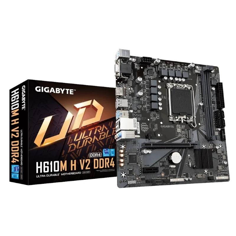 GIGABYTE H610M H V2 motherboard Intel H610 Express LGA 1700 micro ATX