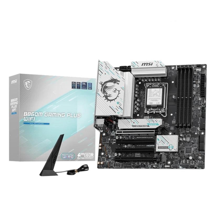 MSI B860M GAMING PLUS WIFI motherboard Intel B860 LGA 1851 (Socket V1) micro ATX