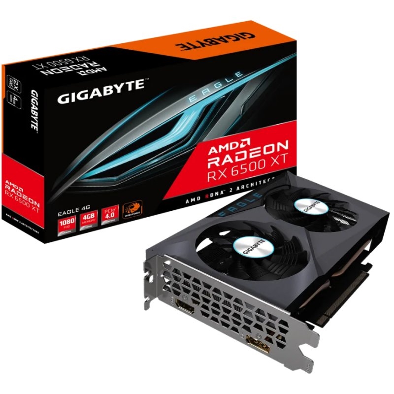 GIGABYTE EAGLE Radeon RX 6500 XT 4G AMD 4 GB GDDR6