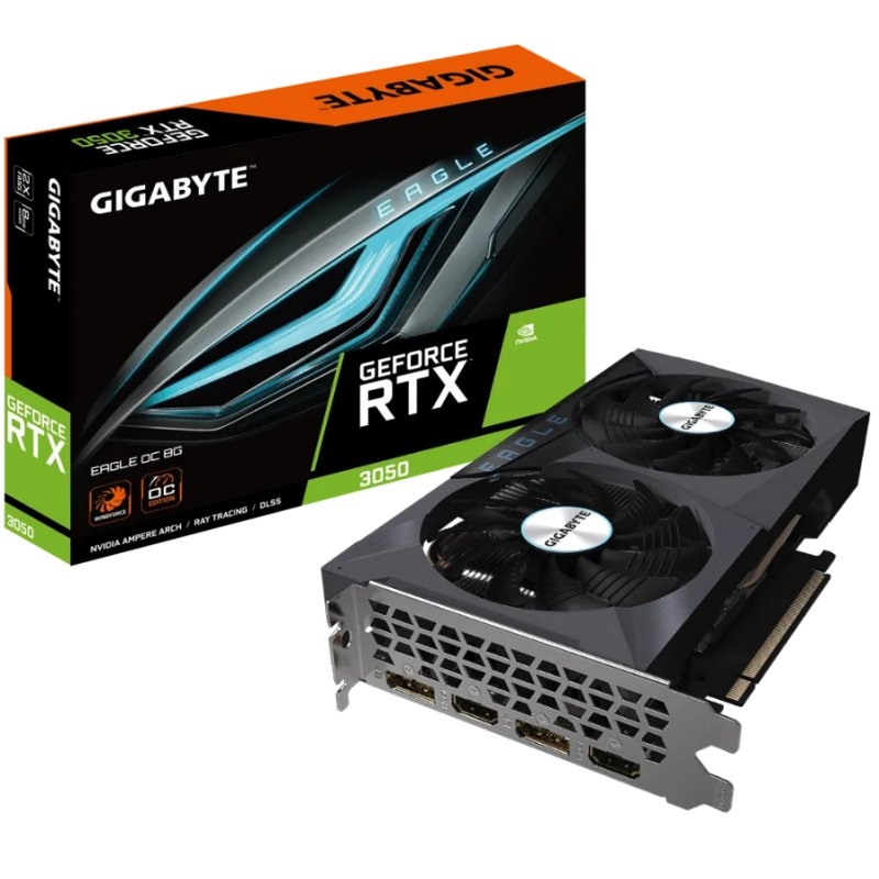 GIGABYTE EAGLE GeForce RTX 3050 OC 8G NVIDIA 8 GB GDDR6