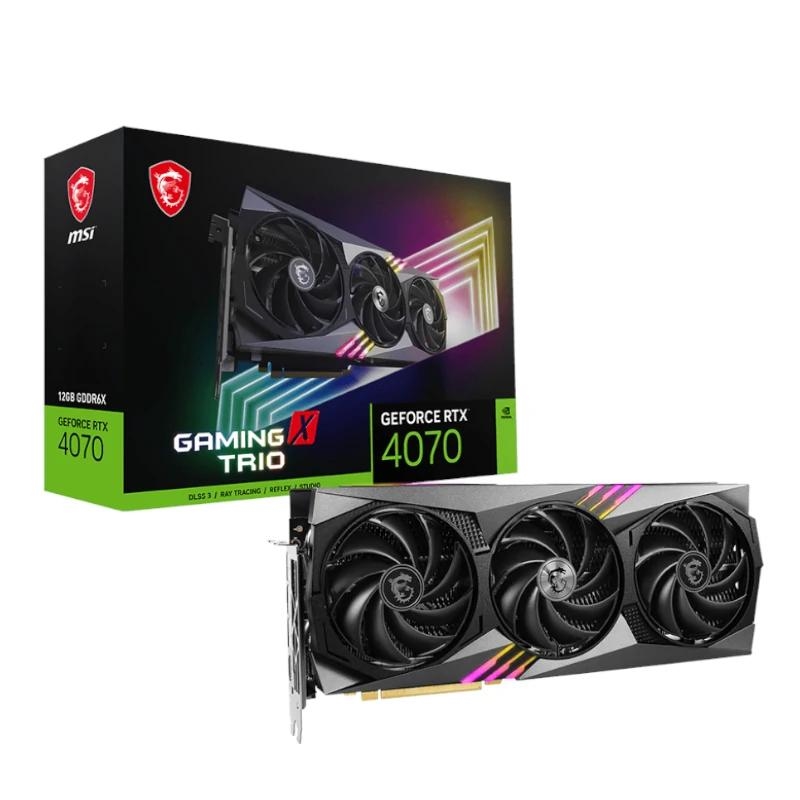 MSI GAMING GEFORCE RTX 4070 X TRIO 12G placa de vídeo NVIDIA 12 GB GDDR6X
