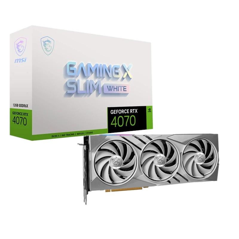 MSI GAMING GeForce RTX 4070 X SLIM WHITE 12G NVIDIA 12 GB GDDR6X