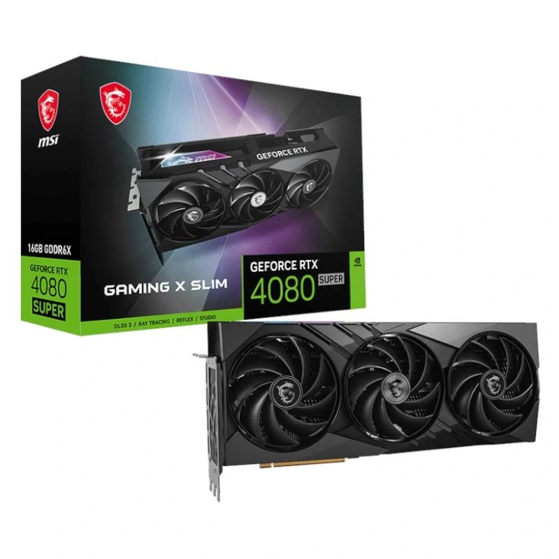 MSI GAMING GeForce RTX 4080 SUPER 16G X SLIM NVIDIA 16 GB GDDR6X