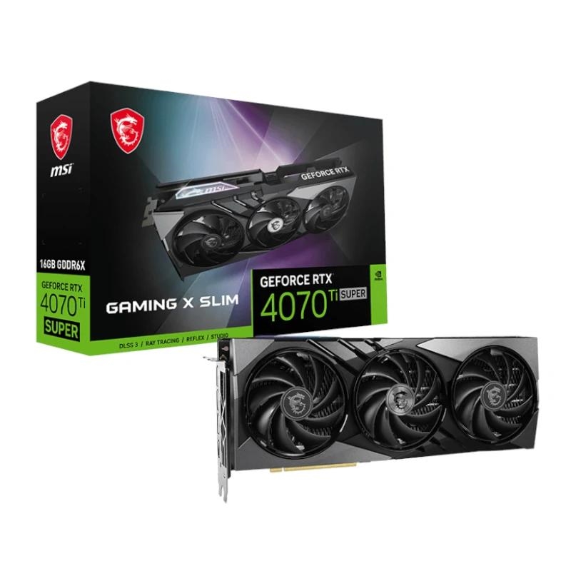 MSI GAMING GeForce RTX 4070 Ti SUPER 16G X SLIM NVIDIA 16 GB GDDR6X