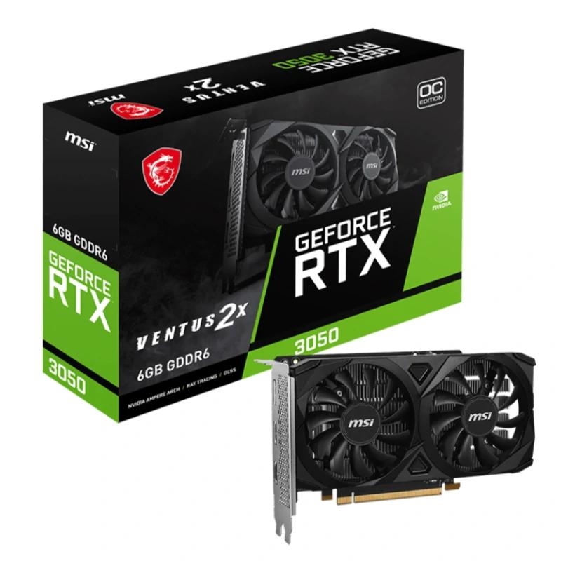 MSI VENTUS GeForce RTX 3050 2X E 6G OC NVIDIA 6 GB GDDR6