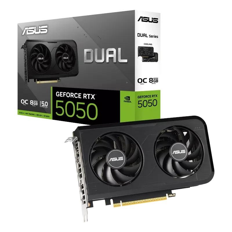 ASUS Dual -RTX5050-O8G NVIDIA GeForce RTX 5050 8 GB GDDR6