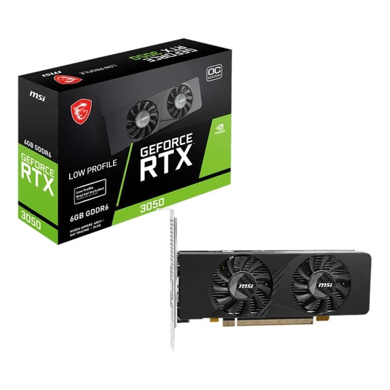 MSI GEFORCE RTX 3050 LP E 6G OC placa de vídeo NVIDIA 6 GB GDDR6