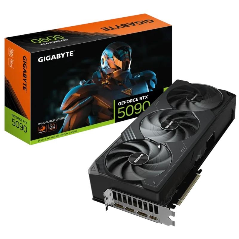 GIGABYTE GeForce RTX 5090 WINDFORCE OC 32G NVIDIA 32 GB GDDR7