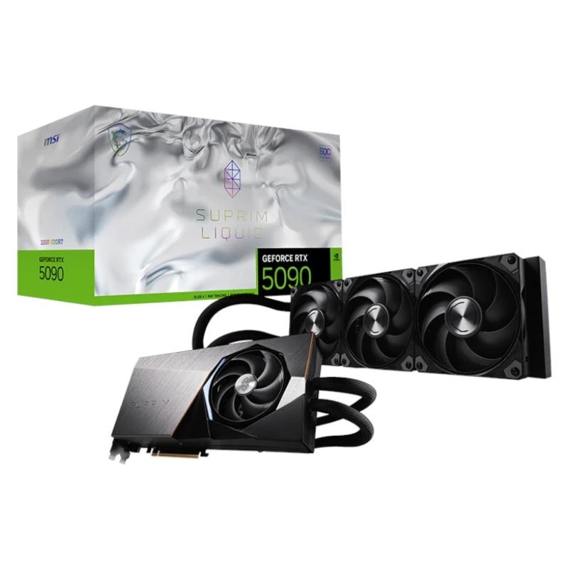 MSI SUPRIM GEFORCE RTX 5090 32G LIQUID SOC placa de vídeo NVIDIA 32 GB GDDR7