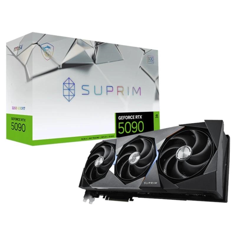 MSI SUPRIM GEFORCE RTX 5090 32G SOC placa de vídeo NVIDIA 32 GB GDDR7