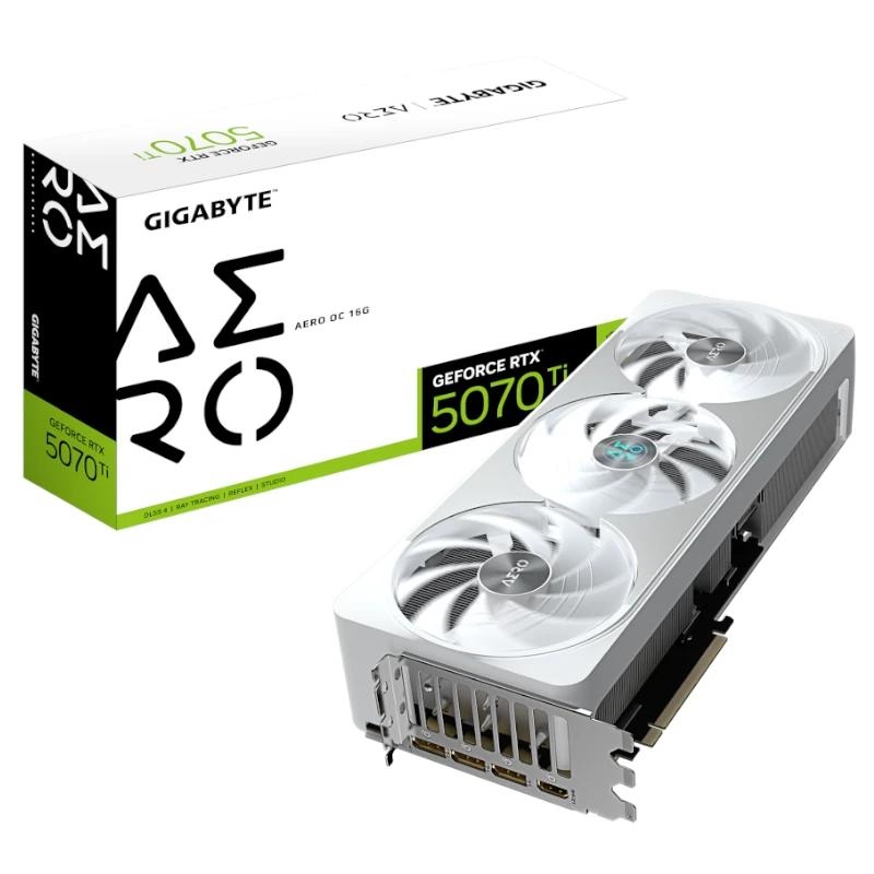 GIGABYTE GeForce RTX 5070 Ti AERO OC 16G NVIDIA 16 GB GDDR7