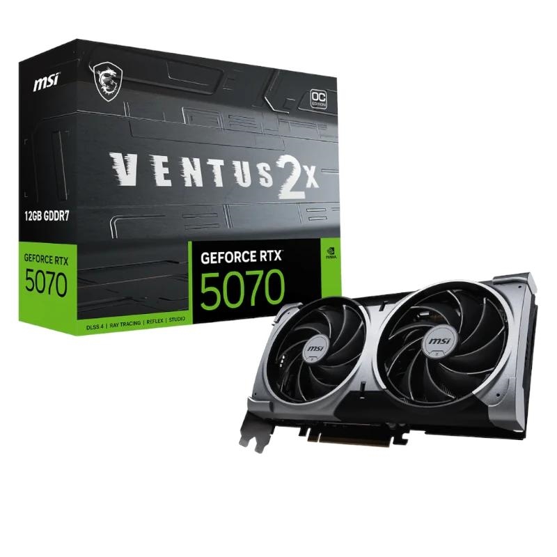 MSI GeForce RTX 5070 12G VENTUS 2X OC NVIDIA 12 GB GDDR7