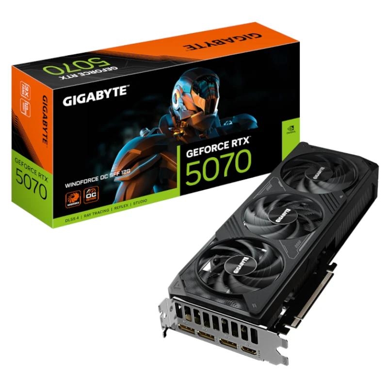 GIGABYTE GeForce RTX 5070 WINDFORCE OC SFF 12G NVIDIA 12 GB GDDR7
