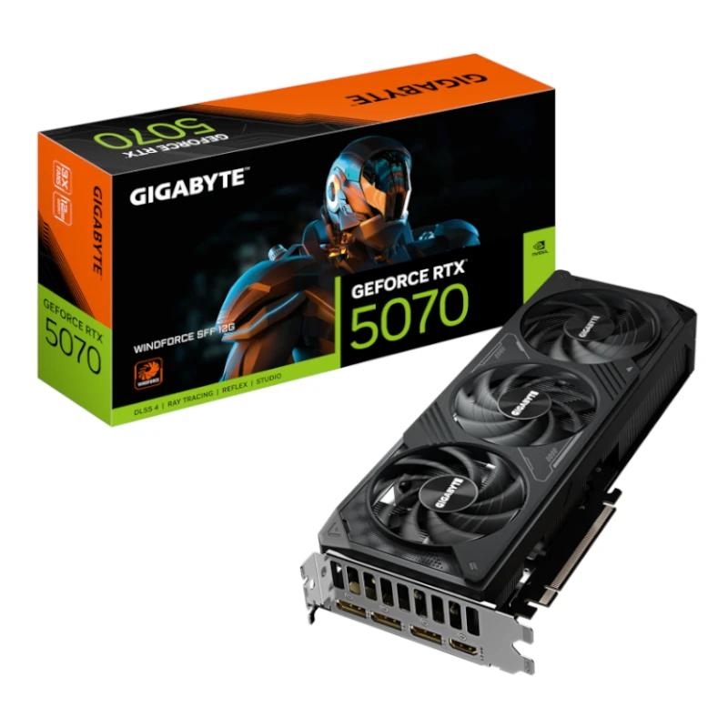 GIGABYTE GeForce RTX 5070 WINDFORCE SFF 12G NVIDIA 12 GB GDDR7