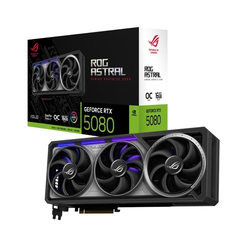 ASUS ROG Astral - -RTX5080-O16G-GAMING NVIDIA GeForce RTX 5080 16 GB GDDR7