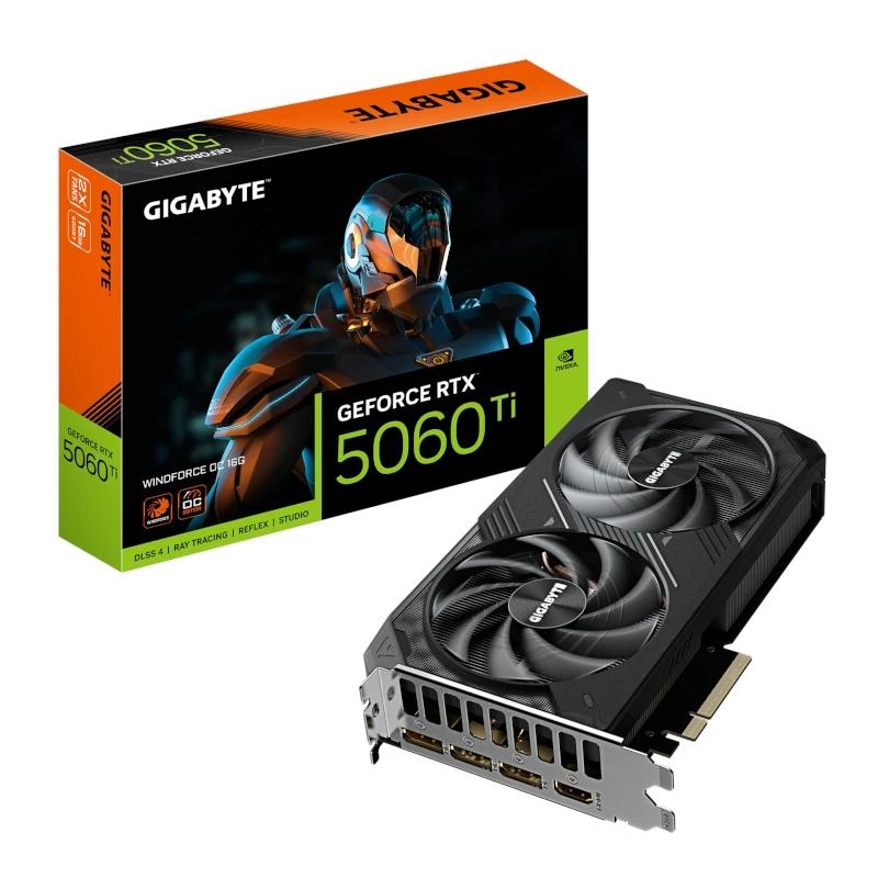 GIGABYTE GeForce RTX 5060 Ti WINDFORCE OC 16G NVIDIA 16 GB GDDR7