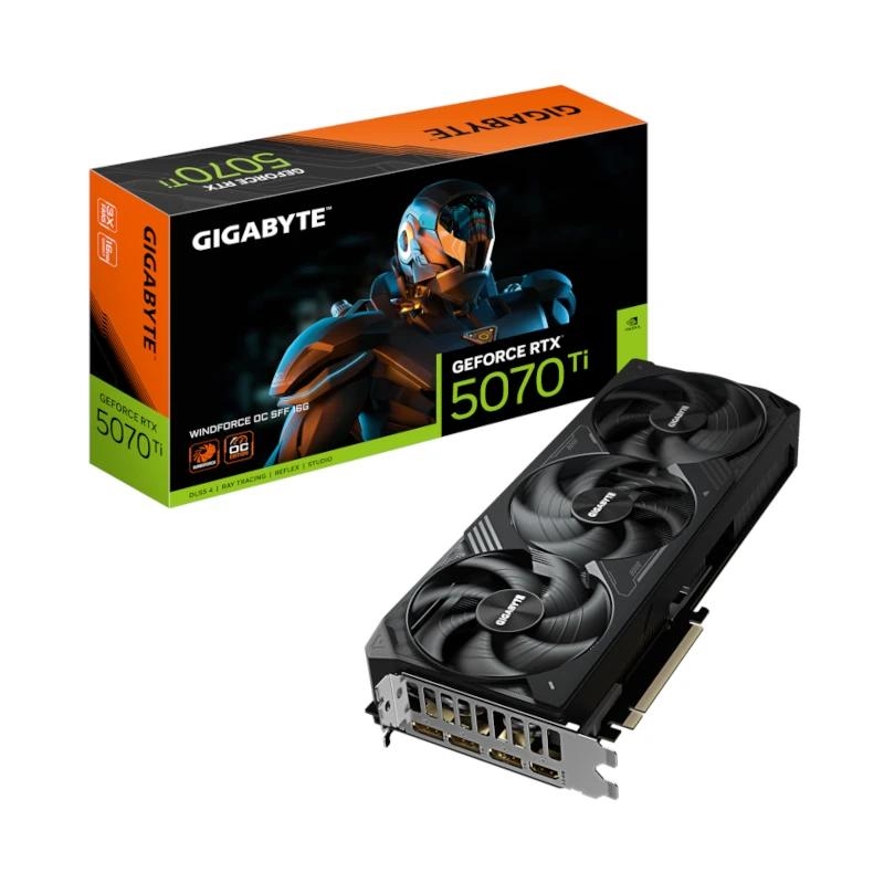 GIGABYTE GeForce RTX 5070 Ti WINDFORCE SFF 16G NVIDIA 16 GB GDDR7