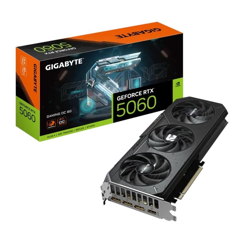 GIGABYTE GeForce RTX 5060 GAMING OC 8G NVIDIA 8 GB GDDR7