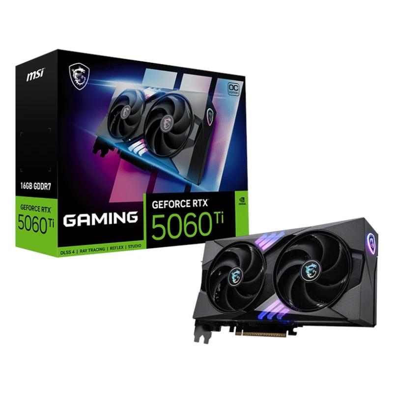 MSI GAMING GeForce RTX 5060 TI 16G OC NVIDIA 16 GB GDDR7
