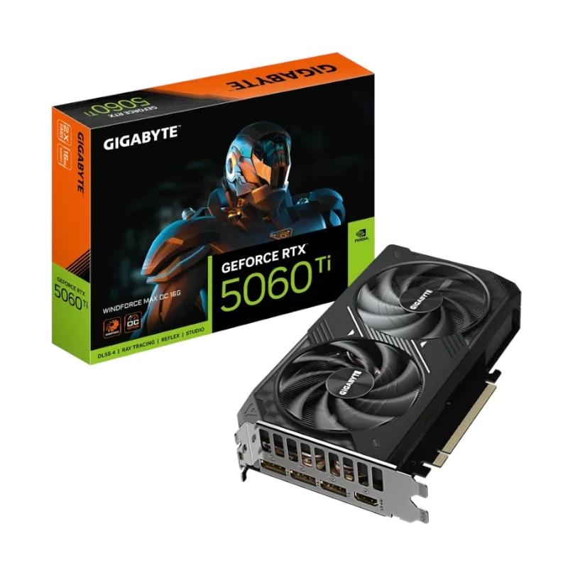GIGABYTE GeForce RTX 5060 Ti WINDFORCE MAX OC 16G NVIDIA 16 GB GDDR7