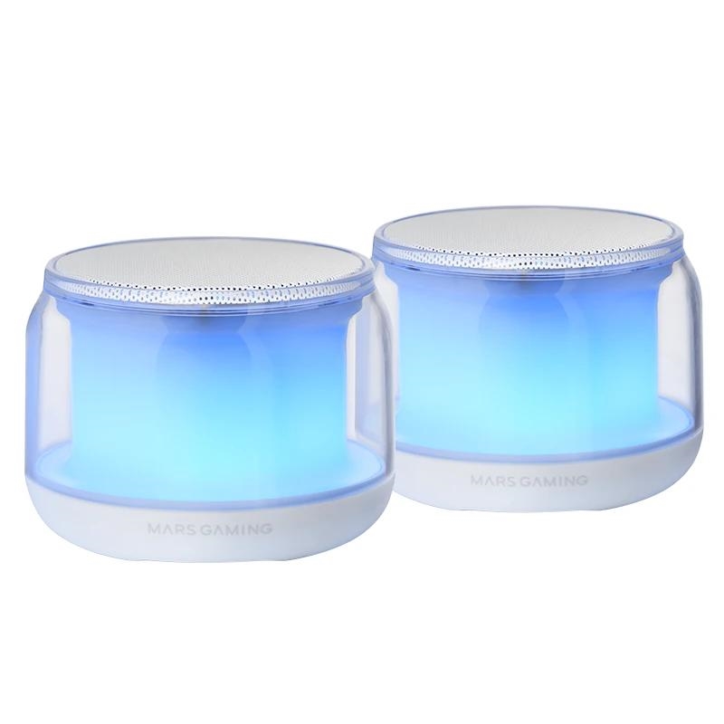 Mars Gaming MS-AURA Branco Com fios e sem fios 15 W