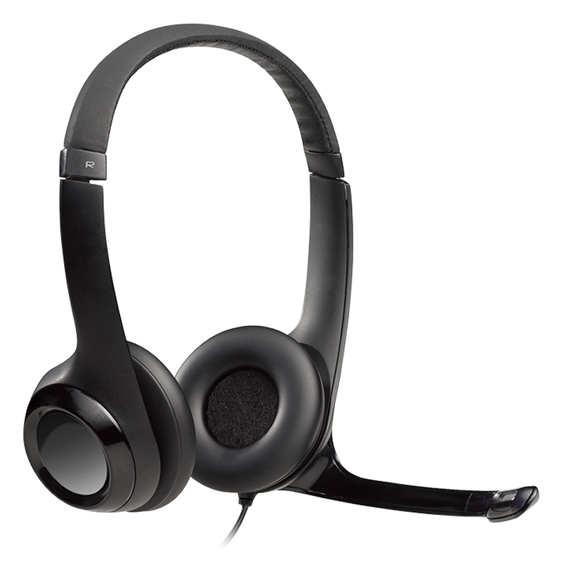 Logitech 981-000406 auscultador Auscultadores Com fios Fita de cabeça Escritório/Call center USB Type-A Preto