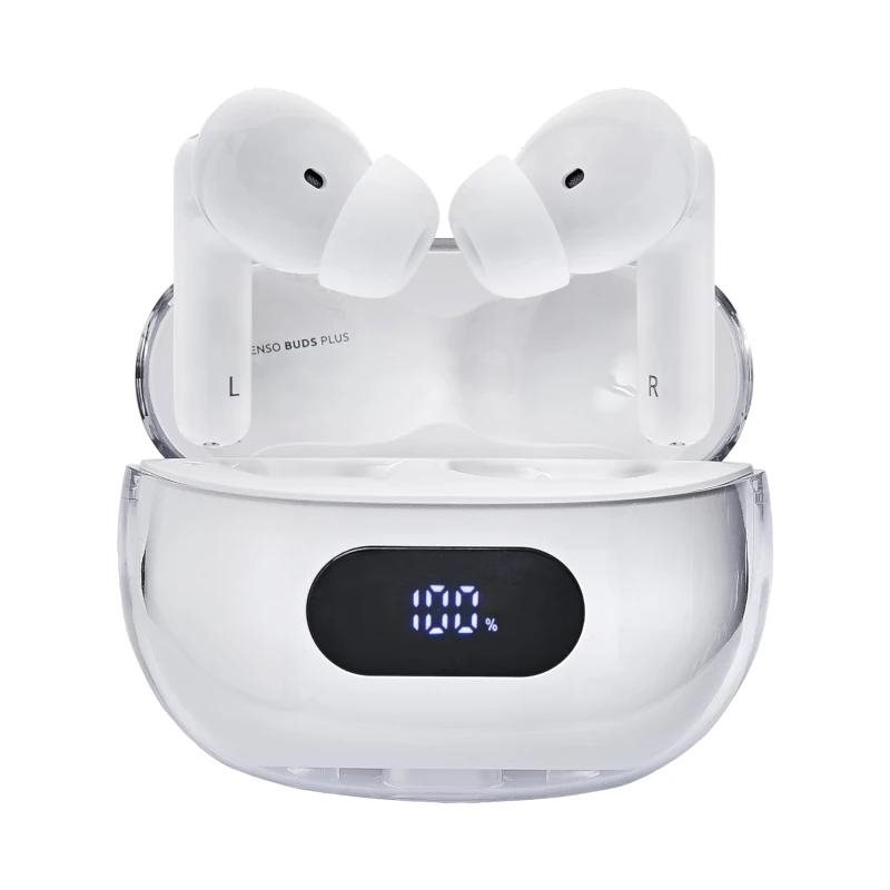 Intenso | Buds Plus Auriculares TWS ANC+ENC | Branco