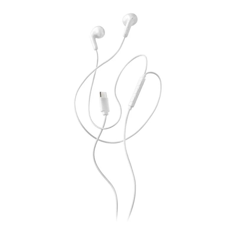 NGS CROSS GLIDE Auscultadores Com fios Intra-auditivo Chamadas/Música USB Type-C Branco