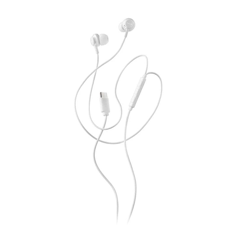 NGS CROSS STEP Auscultadores Com fios Intra-auditivo Chamadas/Música USB Type-C Branco