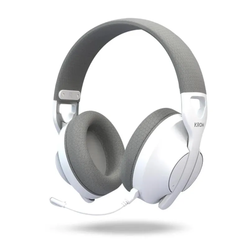 KROM PHASE Auricular GAMING Inalámbrico Blanco