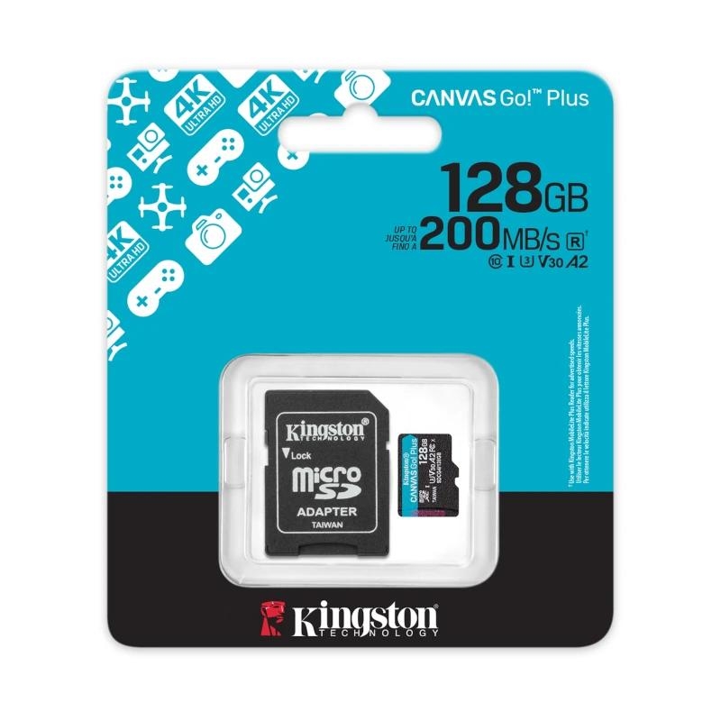 Kingston Technology Canvas Go! Plus 128 GB MicroSD UHS-I Classe 10