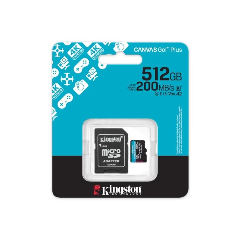 Kingston Technology Canvas Go! Plus 512 GB MicroSD UHS-I Classe 10