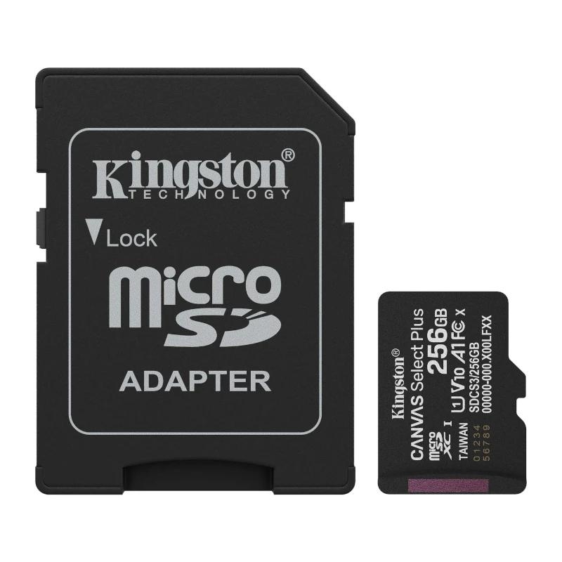 Kingston Technology Canvas Select Plus Gen3 256 GB MicroSDXC UHS-I Classe 10