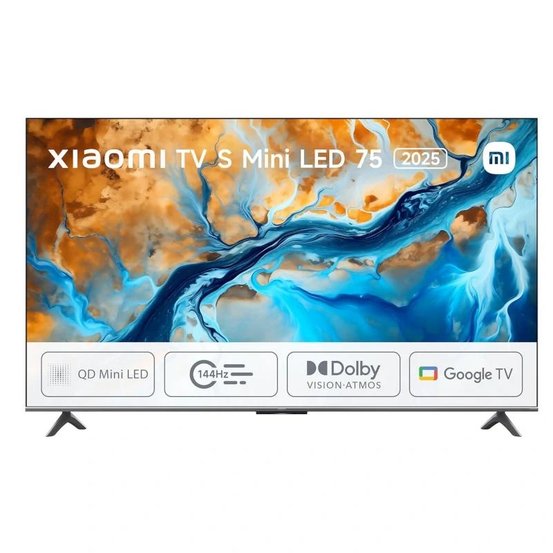 XIAOMI | Smart TV | TV 75" S Mini Led 2025 | 280W | 4K | 144Hz | 32GB | 3GB