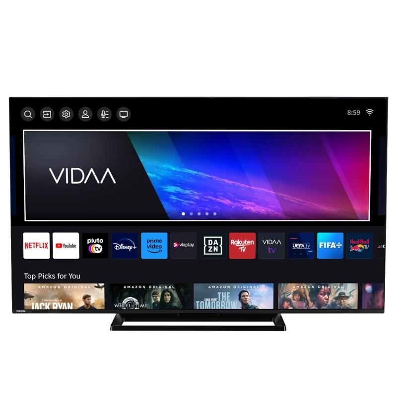 Toshiba | Smart TV | TV 55" 55QV3363DG | 10W | UHD | QLED