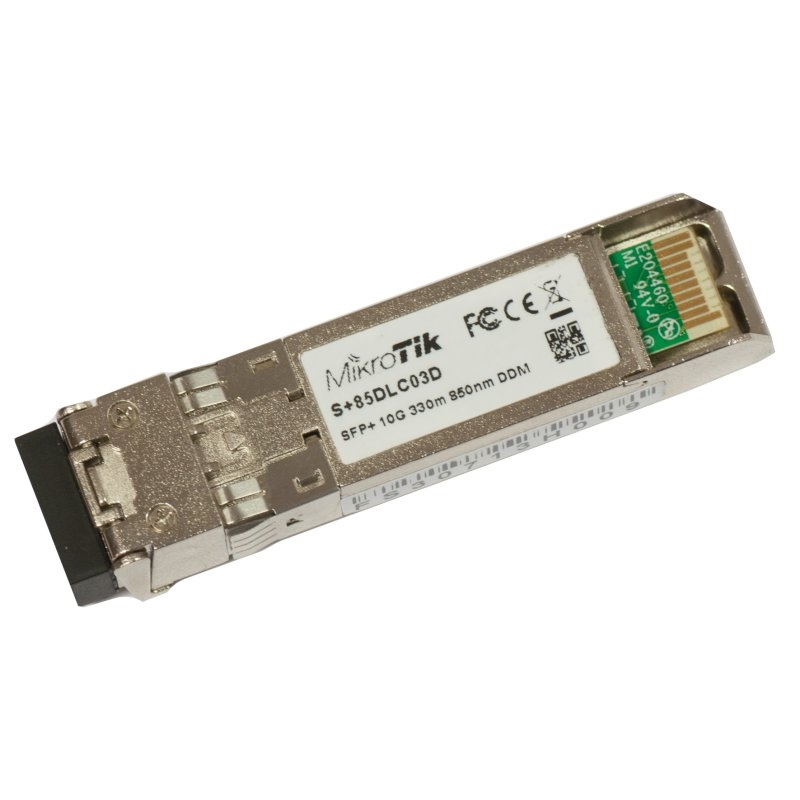 Mikrotik | S+85DLC03D Módulo SFP+ Multi Modo 300m