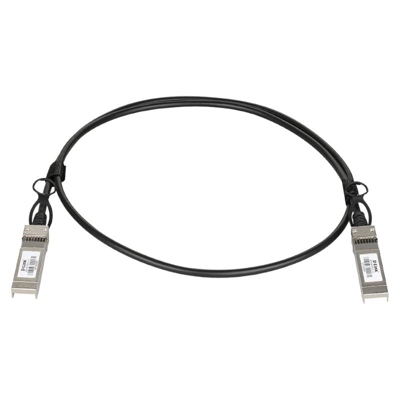 D-Link DEM-CB100S28 Cabo InfiniBand/Fibra Ótica 1 m SFP28 Preto, Prateado
